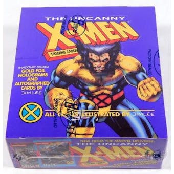 X-Men Series 1 (Uncanny X-Men) Wax Box (1992 Impel) - Wolverine