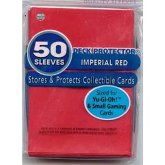 Ultra Pro Yu-Gi-Oh! Size Imperial Red Deck Protectors 60 Count Pack (Lot of 10)