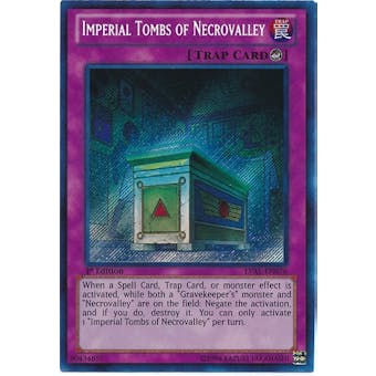 Yu-Gi-Oh Legacy of the Valiant 1st Ed Single Imperial Tombs of Necrovalley Secret Rare - NEAR MINT