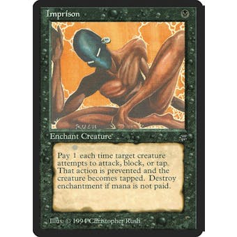 Magic the Gathering Legends Imprison SLIGHT PLAY (SP) Disavowed Card