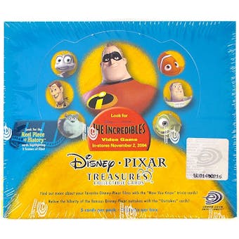 Disney Pixar Treasures Trading Cards Box
