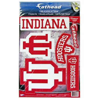 Fathead Indiana Hoosiers Team Logo Set Wall Graphic