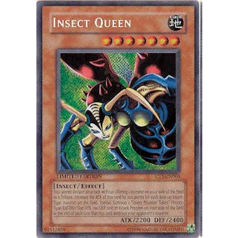 Yu-Gi-Oh Limited Edition Tin Single Insect Queen Secret Rare (CT1-EN005)