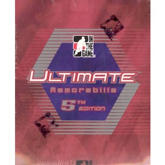 2004/05 ITG Ultimate Memorabilia 5th Edition Hockey Hobby Box