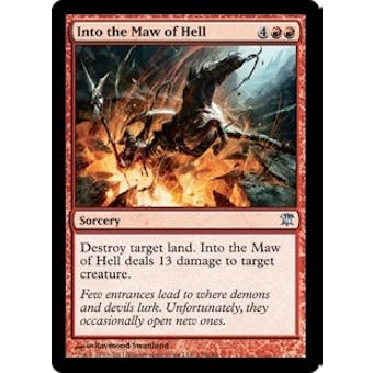 Magic the Gathering Innistrad Single Into the Maw of Hell Foil
