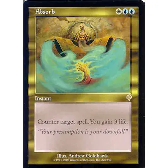 Magic the Gathering Invasion Single Absorb - NEAR MINT (NM)