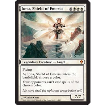 Magic the Gathering Zendikar Single Iona, Shield of Emeria Foil - SLIGHT PLAY (SP)