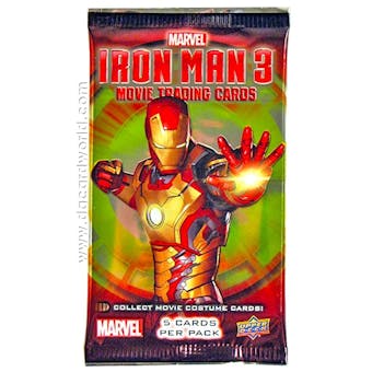 Marvel Iron Man 3 Trading Cards Hobby Pack (Upper Deck 2013)