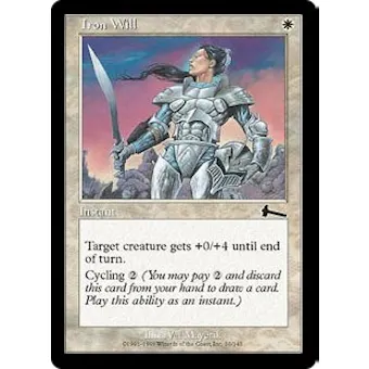 Magic the Gathering Urza's Legacy Single Iron Will Foil