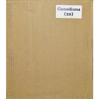 2011 In The Game Canadiana Hobby 20-Box Case