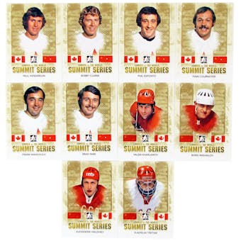 2011/12 ITG Canada vs The World Summit Series Hockey Complete 10 Card Set