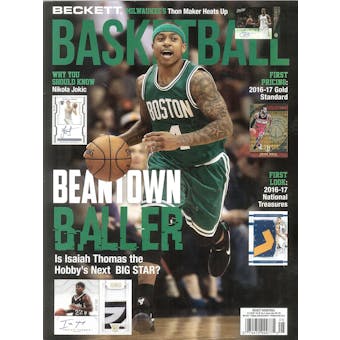 2017 Beckett Basketball Monthly Price Guide (#296 May) (Isaiah Thomas)