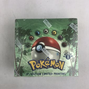 Pokemon Jungle 1st Edition Booster Box WOTC - Blue spot on top