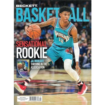 2020 Beckett Basketball Monthly Price Guide (#329 February) (JA Morant)