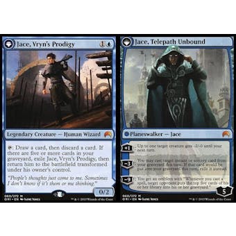 Magic the Gathering Magic Origins Single Jace, Vryn's Prodigy Foil - MODERATE PLAY (MP)