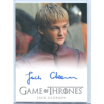 2012 Game of Thrones Jack Gleeson as Prince Joffrey Baratheon Auto