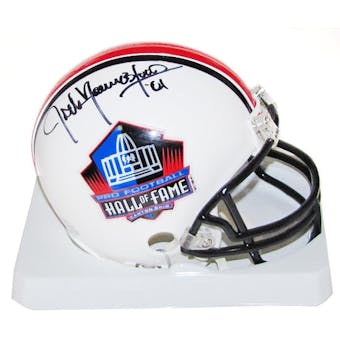Jack Youngblood Autographed Hall of Fame Mini Helmet