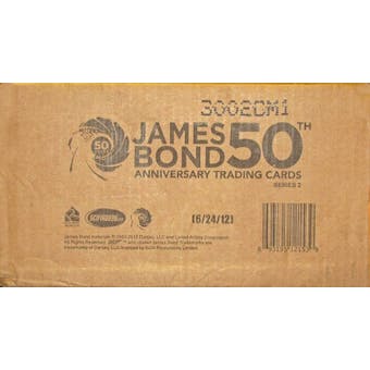 James Bond 50th Anniversary Series 2 Trading Cards 12-Box Case (Rittenhouse 2012)
