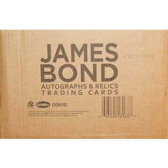 James Bond Autographs and Relics Trading Cards 12-Box Case (Rittenhouse 2013)