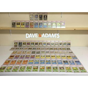 Pokemon Neo Genesis Japanese Gold, Silver, to a New World Complete Set PSA Graded