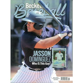 2020 Beckett Baseball Monthly Price Guide (#173 August) (Jasson Dominguez)