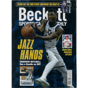 2018 Beckett Sports Card Monthly Price Guide (#397 April) (Donovan Mitchell)