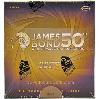 James Bond 50th Anniversary Series 1 Trading Cards Box (Rittenhouse 2012)
