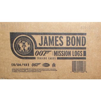 James Bond Mission Logs Trading Cards 12-Box Case (Rittenhouse 2011)