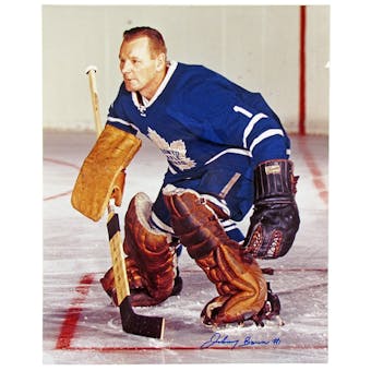 Johnny Bower Autographed Toronto Maple Leafs 16x20 Photo