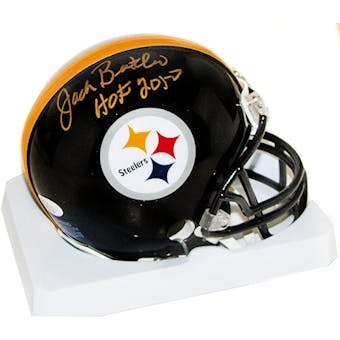 Jack Butler Autographed Pittsburgh Steelers Mini Helmet (JSA COA)