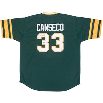 Jose Canseco Autographed Oakland A's Baseball Jersey (JSA)