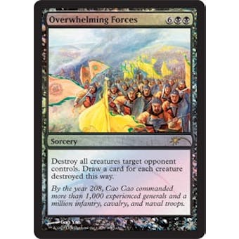 Magic the Gathering Promotional Single Overwhelming Forces Foil (Judge)
