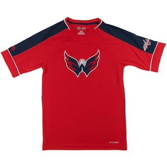Washington Capitals Majestic Red Expansion Draft Performance Tee Shirt (Adult L)