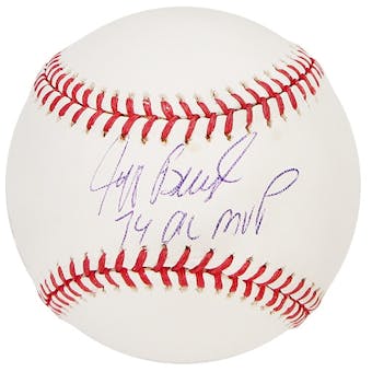 Jeff Burroughs Autographed Official Major League Baseball (Tristar COA)