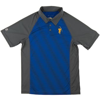 The Jack Eichel Collection Gray & Royal Torpedo Performance Polo (Adult X-Large)