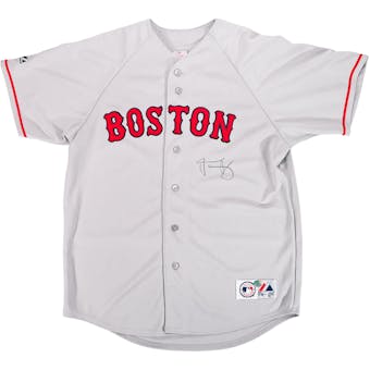 Jacoby Ellsbury Autographed Boston Red Sox Majestic Jersey (MLB & Mounted Memories)