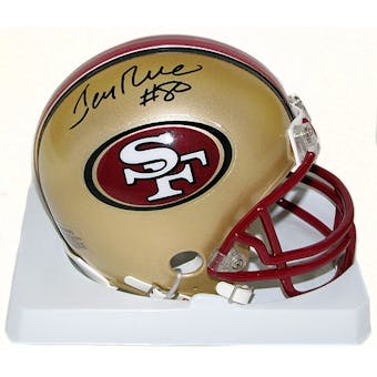 Jerry Rice Autographed San Francisco 49ers Riddell Mini Football Helmet