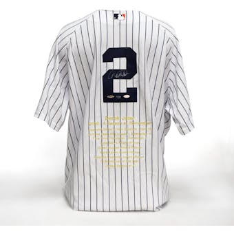 Derek Jeter UDA "A Season To Remember" Autographed Official Yankees Pinstripe Jersey #4/27
