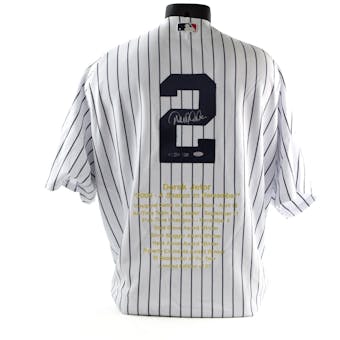Derek Jeter UDA "A Season To Remember" Autographed Official Yankees Pinstripe Jersey #19/27