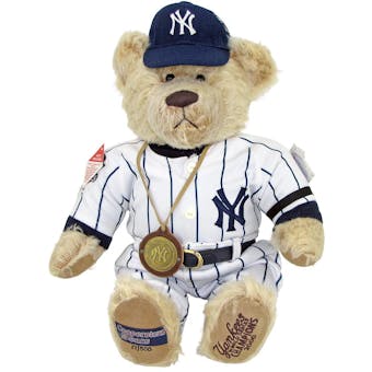1999 New York Yankees World Series Champions Teddy Bear #17/500 by Cooperstown Bears