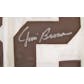 Jim Brown Autographed Cleveland Browns White Mitchell & Ness Jersey (Steiner)