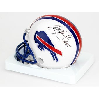 Jim Haslett Autographed Buffalo Bills Football Mini Helmet