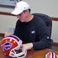Jim Kelly Autographed Buffalo Bills Replica Football Helmet DACW COA w/HOF