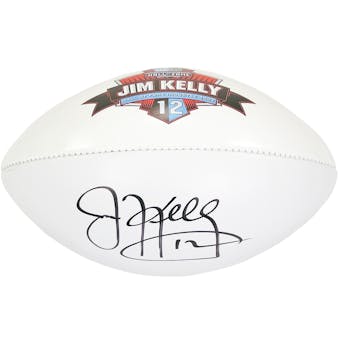 Jim Kelly Autographed Buffalo Bills Wilson Hall of Fame Inductee Football