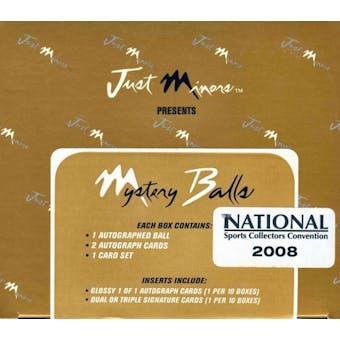 2007 Just Minors Mystery Balls Baseball Hobby Box