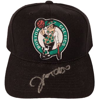 Jerome Moiso Autographed Boston Celtics NBA Draft Hat (Press Pass)