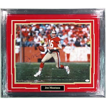 Joe Montana San Francisco 49ers Autographed & Framed 16x20 Photo