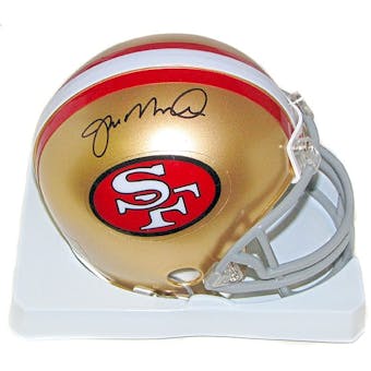 Joe Montana Autographed San Francisco 49ers Mini Football Helmet