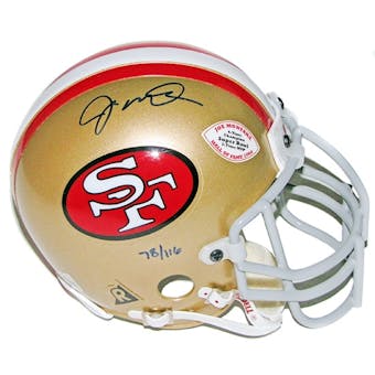 Joe Montana Autographed San Francisco 49ers Mini Helmet (TriStar COA)