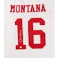 Joe Montana Autographed San Francisco 49ers White Jersey (GAI COA)